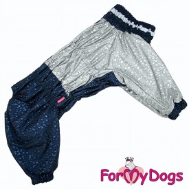 Дождевик для крупных собак ForMyDogs "Капли"
