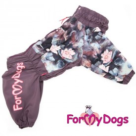 Дождевик для собак ForMyDogs "Лотос"