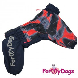 Комбинезон для собак ForMyDogs "3D" красный