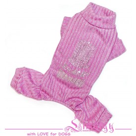 Комбинезон для собак Limargy "Knitted" розовый