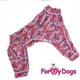 Пыльник ForMyDogs розовый