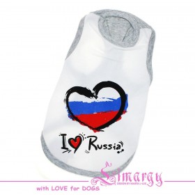 Майка для собак Limargy "Russia"