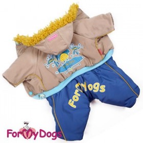 Комбинезон для собак ForMyDogs "Сова" на гладкой подкладке
