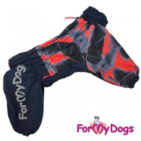 Комбинезон для собак ForMyDogs "3D" красный