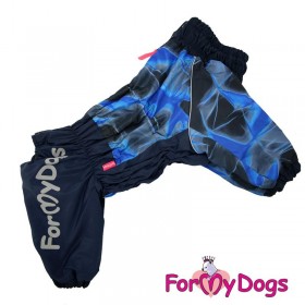 Комбинезон для собак ForMyDogs "3D" синий