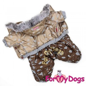 Комбинезон для собак ForMyDogs "Металлик"