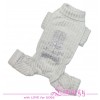 Комбинезон для собак Limargy "Knitted" серебро